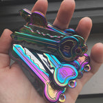 Folding Key Knife - Rainbow - Blades For Babes - Pocket Knife - 1