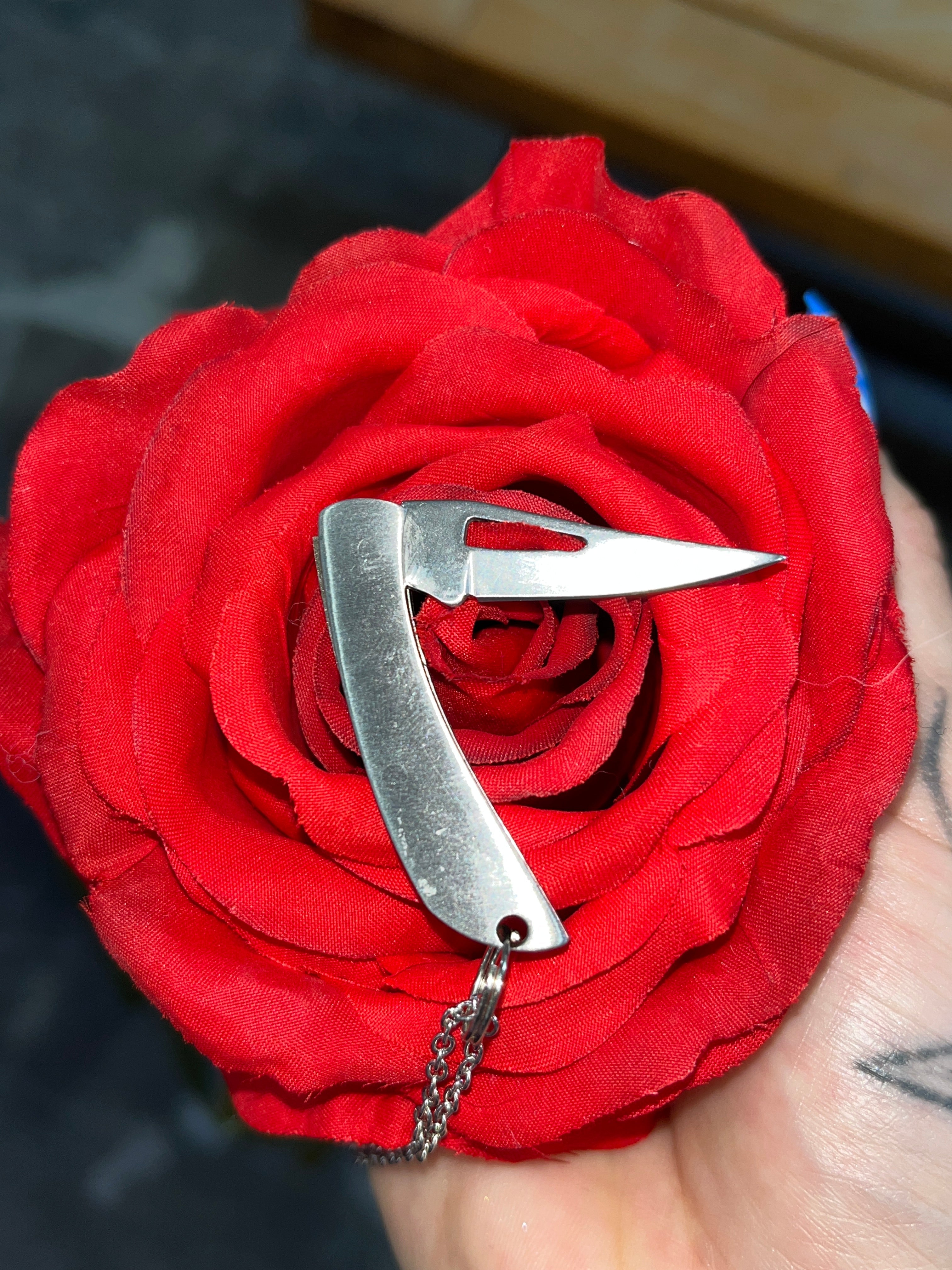 Mini Knife Necklace - Blades For Babes Folding Blade