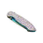 Swarovski Crystal Rainbow Pocket Knife - Blades For Babes Spring Assisted