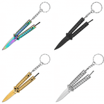 3.5" Butterfly Blade Keychain - Blades For Babes - Butterfly Blade - 1