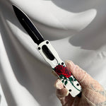 Every Rose Has It's Thorn Automatic Blade - Blades For Babes - Automatic - 3