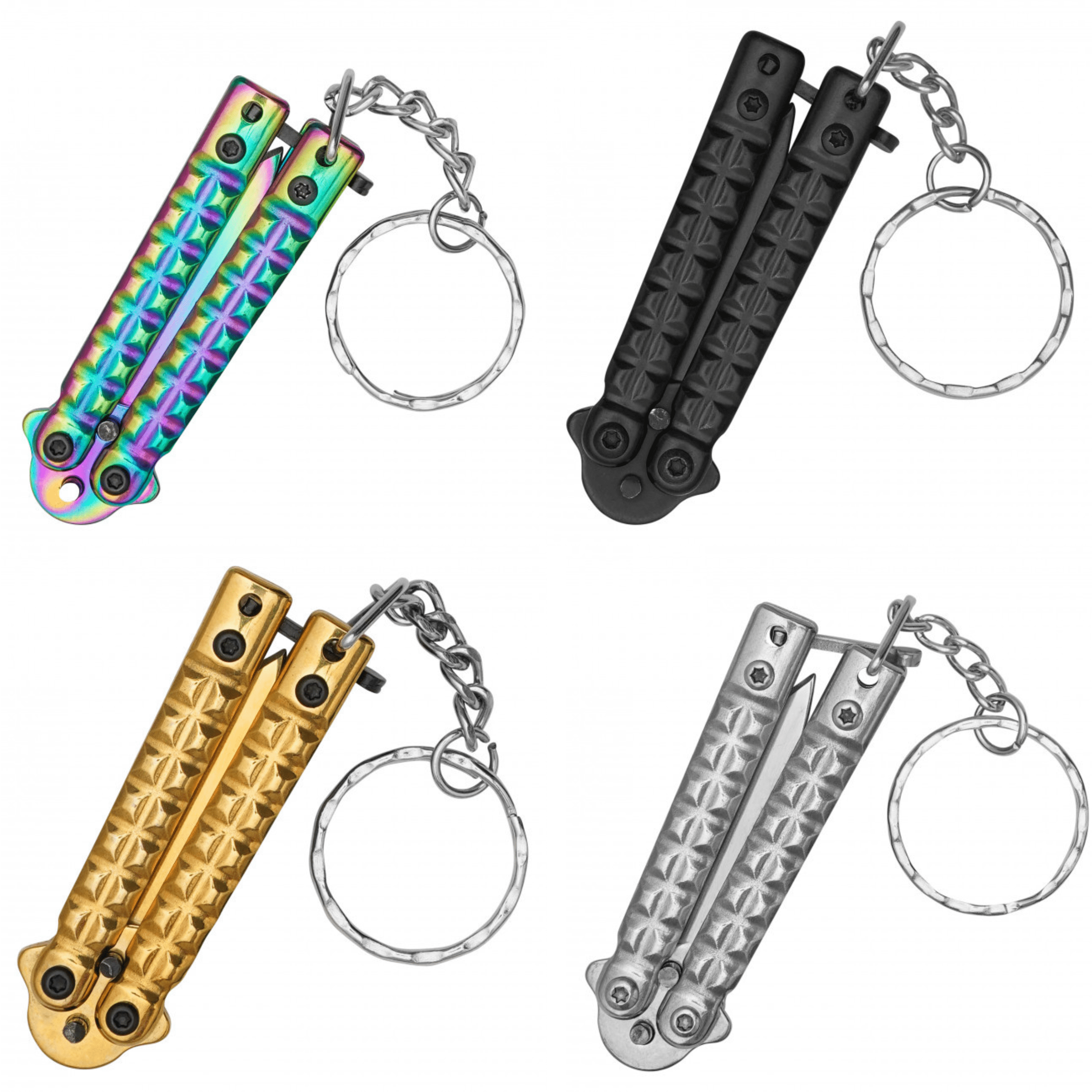 3.5" Butterfly Blade Keychain - Blades For Babes - Butterfly Blade - 2
