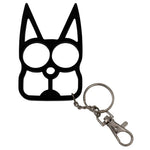 Kitty Safety Keychain - Black - Blades For Babes - Knuckles - 2