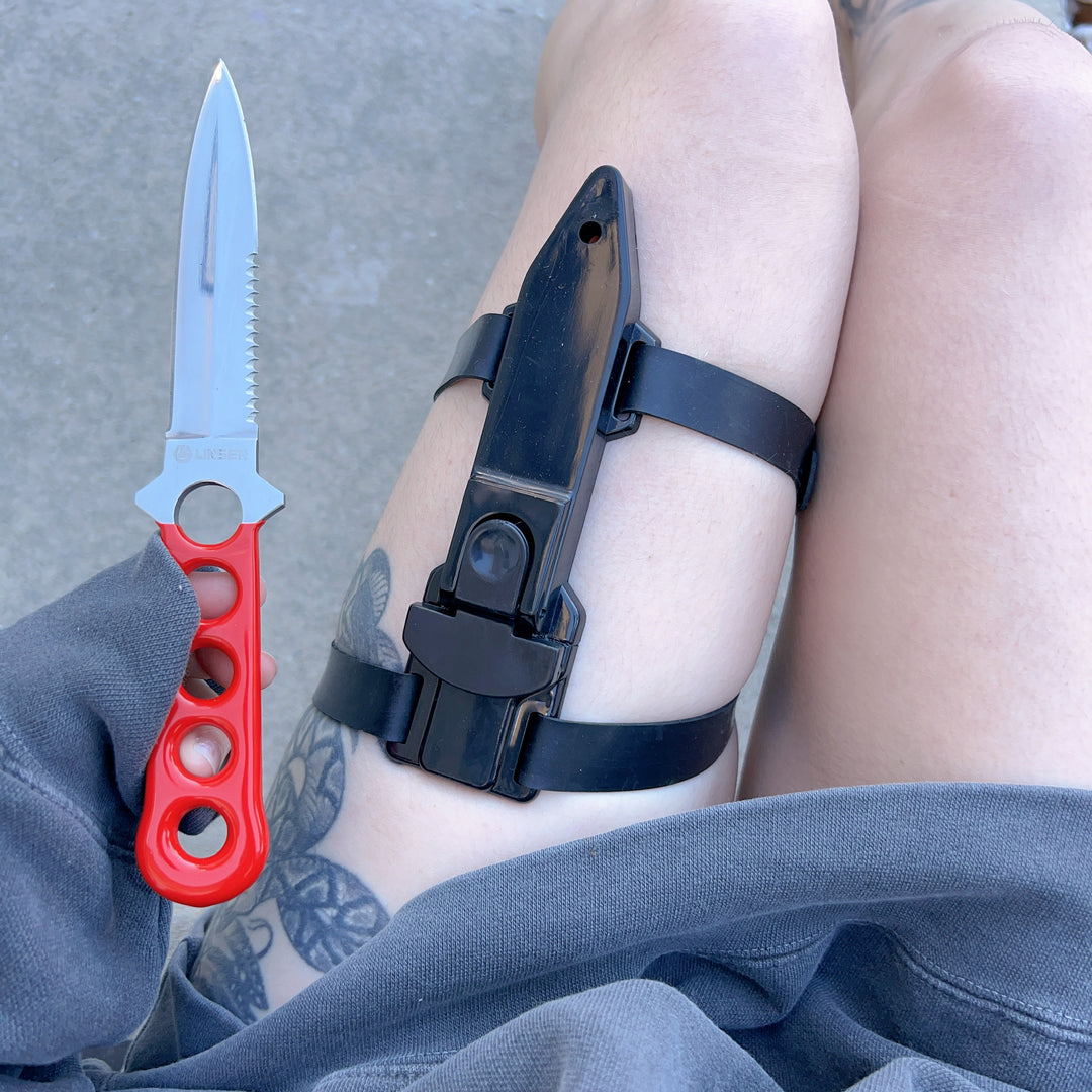 Flare Garter Belt Dagger Best Self Defense Knives at Blades for Babes