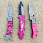 3 Mystery Knives - Blades For Babes - Spring Assisted - 7