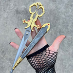 Hamlet Renaissance Scissors Dagger - Blades For Babes - Fixed Blade - 4