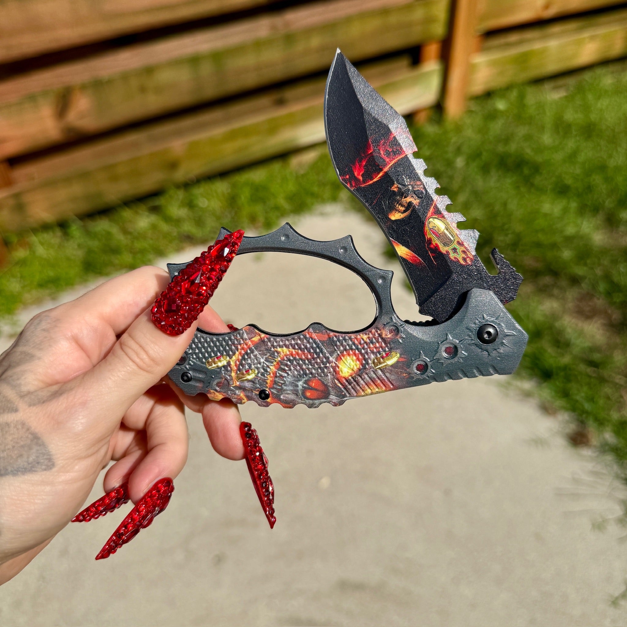 Dark Life Spring Assisted Blade - Blades For Babes - Spring Assisted - 3