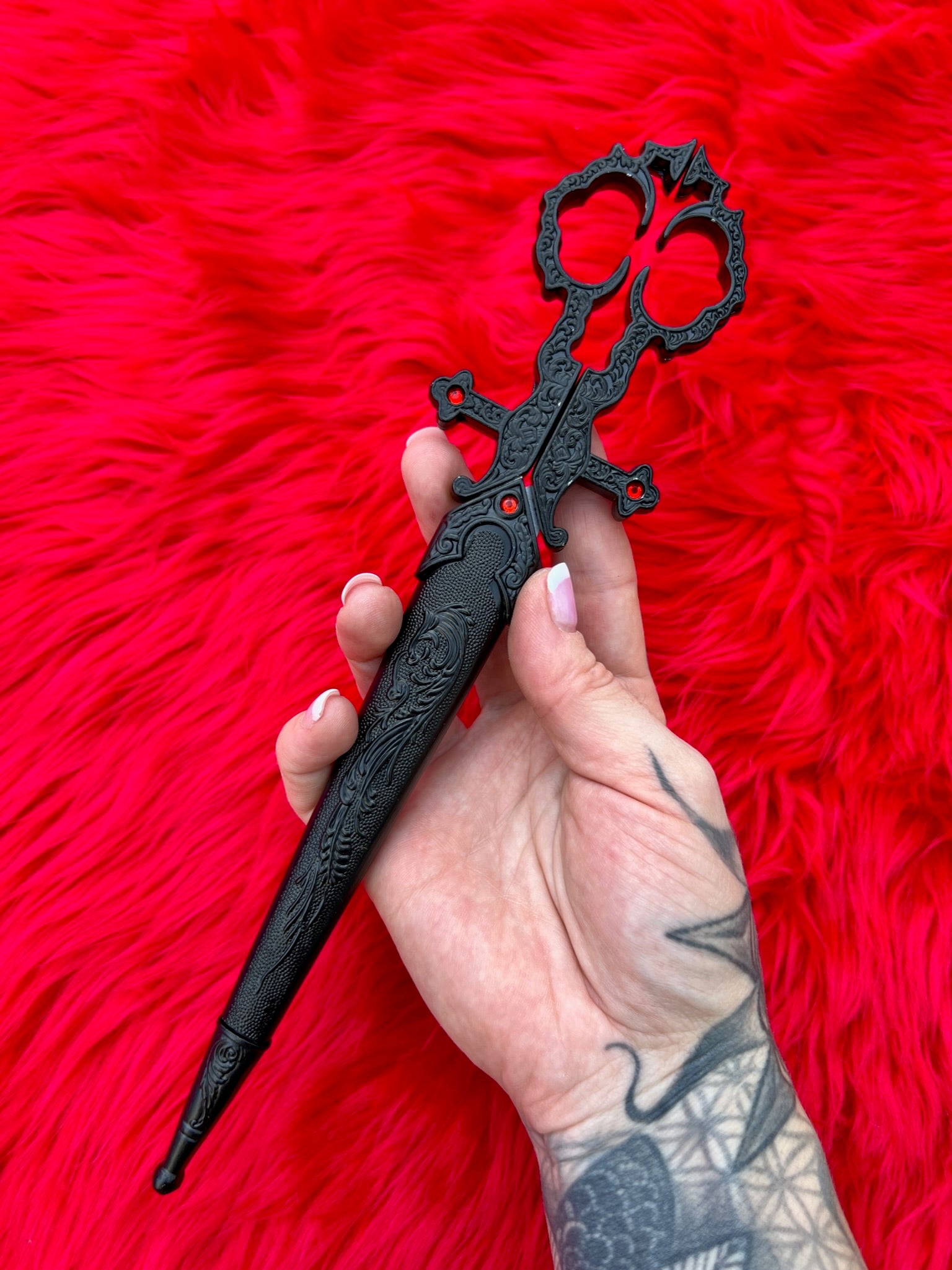 MacBeth Renaissance Scissors Dagger - Blades For Babes - Fixed Blade - 5
