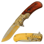 Gold Rush Spring Assisted Blade - Blades For Babes - Spring Assisted - 1