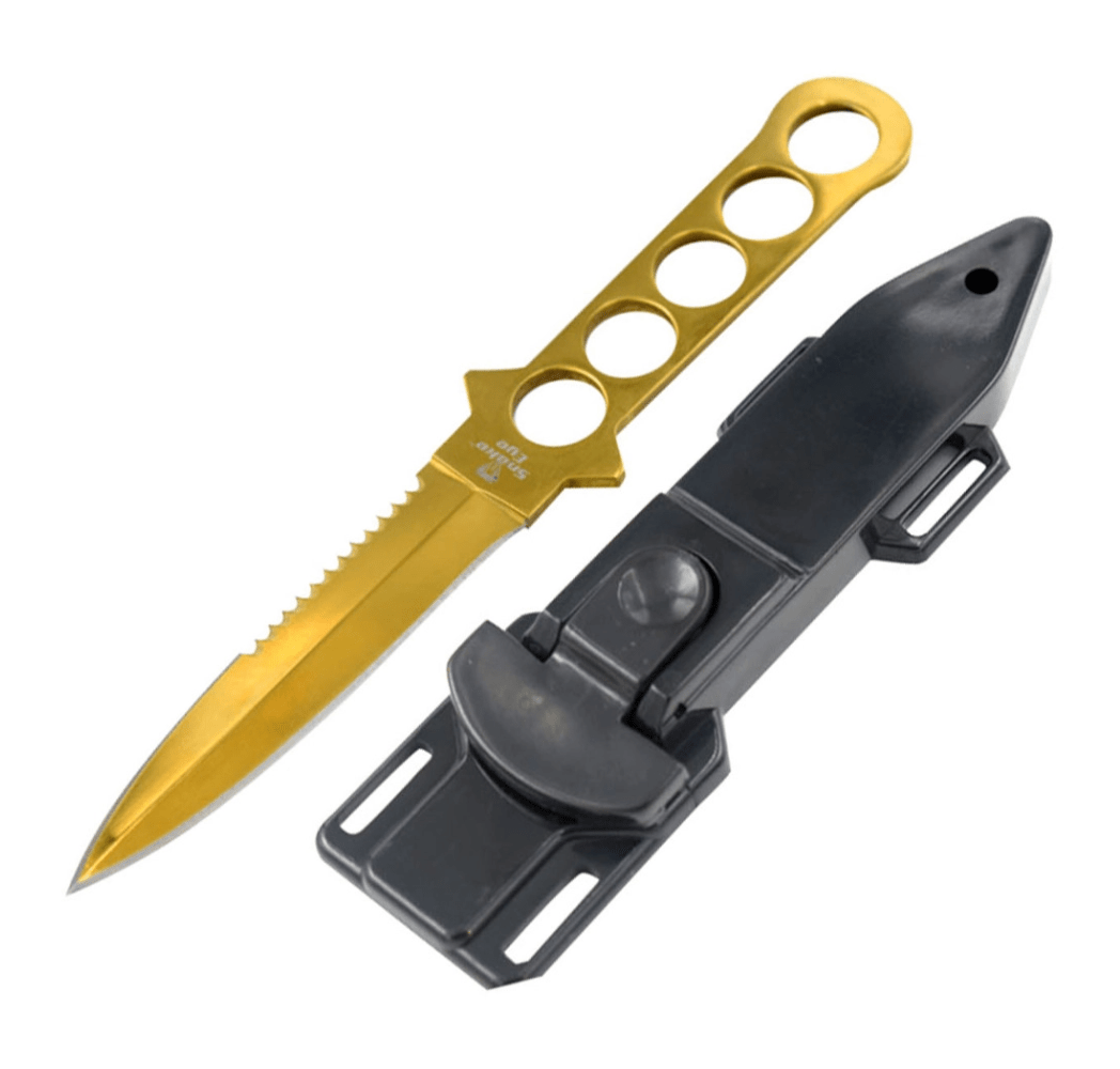 Gold Garter Belt Dagger - Blades For Babes - Fixed Blade - 1