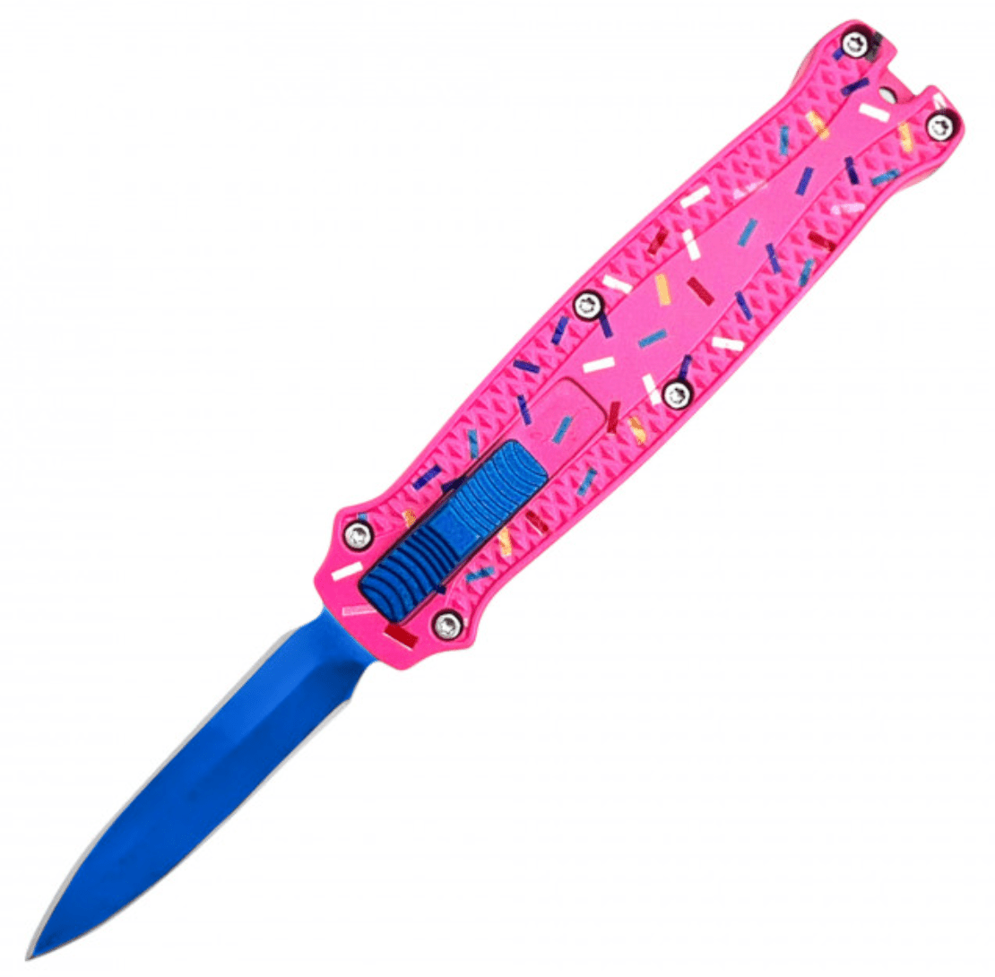 Cupcake Dreams Mini OTF Blade - Blades For Babes - Automatic - 1