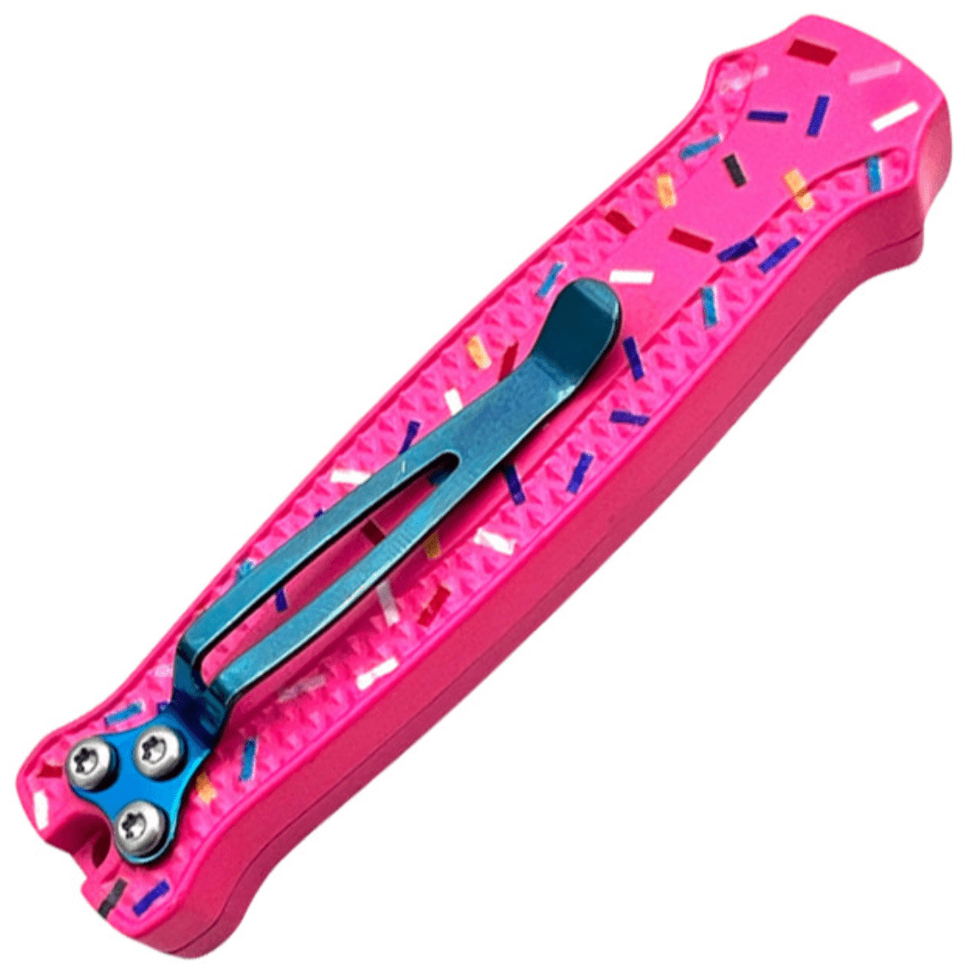 Cupcake Dreams Mini OTF Blade - Blades For Babes - Automatic - 2
