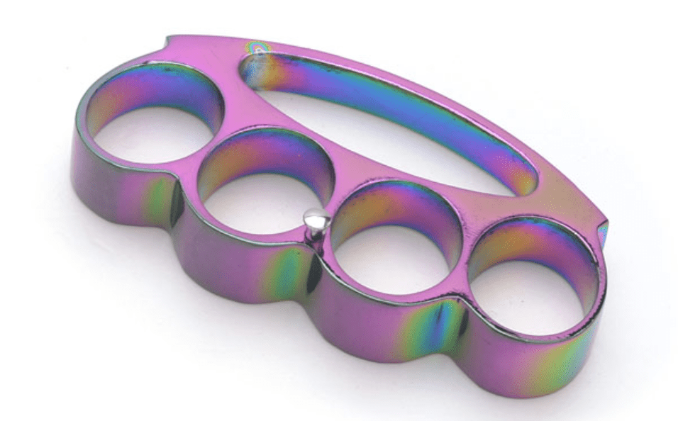 Rainbow Delight Brass Knuckles - Blades For Babes - Knuckles - 1