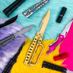 3 Mystery Knives - Blades For Babes - Spring Assisted - 6