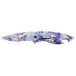 Skull Candy Spring Assisted Blade - Purple - Blades For Babes - Spring Assisted - 2