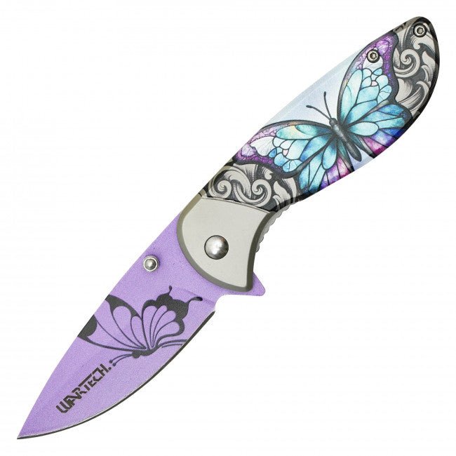 Monarch Pocket Blade - Amethyst - Blades For Babes - Pocket Knife - 1