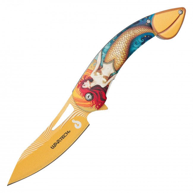 Tidal Flame Blade - Blades For Babes - Spring Assisted - 1