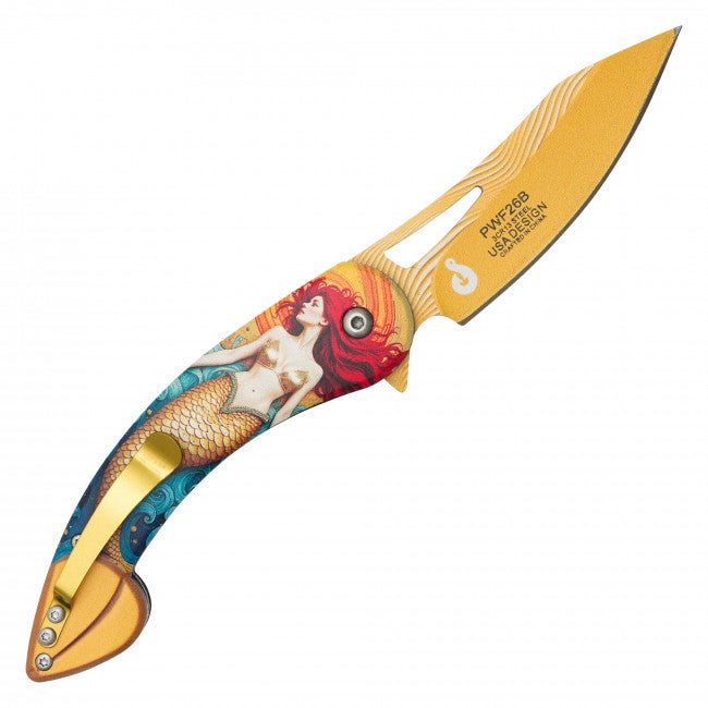 Tidal Flame Blade - Blades For Babes - Spring Assisted - 3