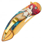 Tidal Flame Blade - Blades For Babes - Spring Assisted - 4