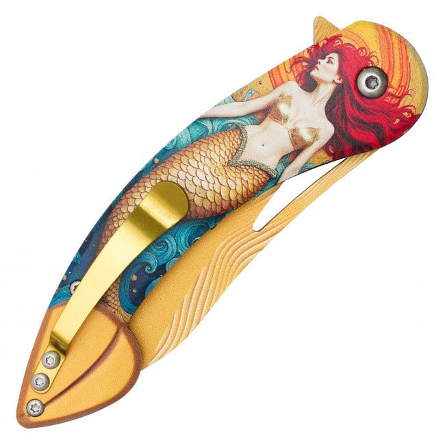 Tidal Flame Blade - Blades For Babes - Spring Assisted - 4