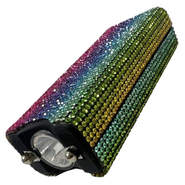 Rainbow Glam Stun Gun w/ Flashlight - Blades For Babes - Stun Gun - 2