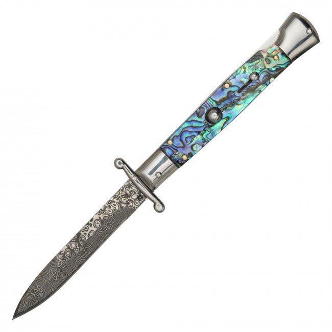 Sea Glass Automatic Stiletto Blade - With Gift Box - Blades For Babes - Automatic - 1