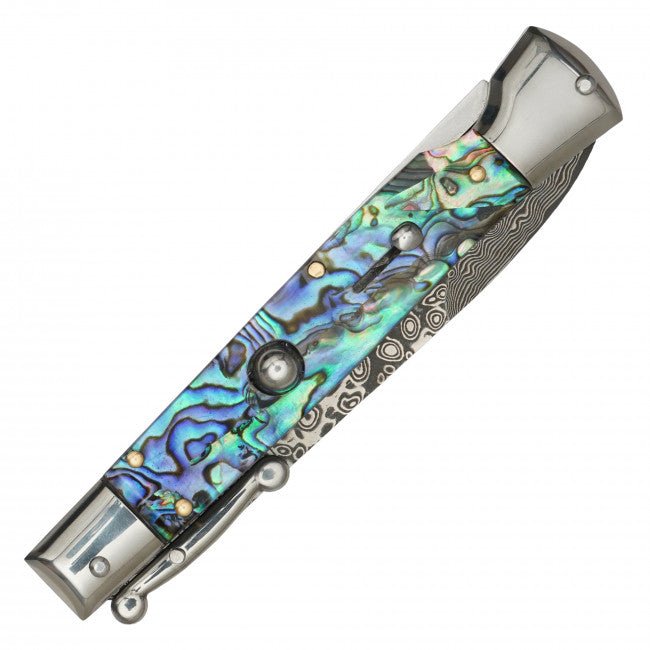 Sea Glass Automatic Stiletto Blade - With Gift Box - Blades For Babes - Automatic - 3