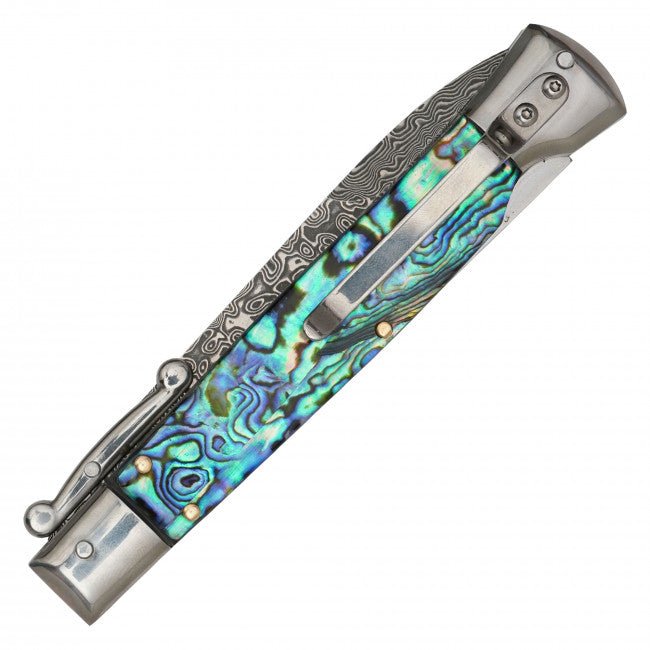 Sea Glass Automatic Stiletto Blade - With Gift Box - Blades For Babes - Automatic - 4