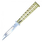 Balisong Butterfly Blade - Gold - Blades For Babes - Butterfly Blade - 3