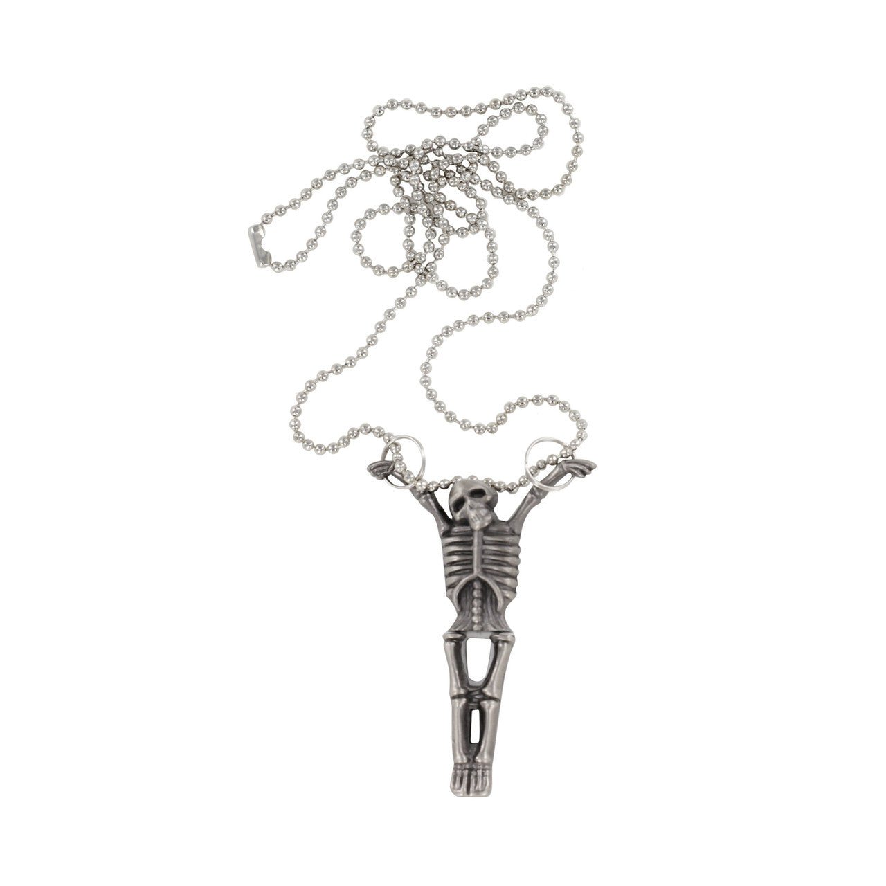 White Lie Skeleton Necklace - Blades For Babes - Fixed Blade - 2