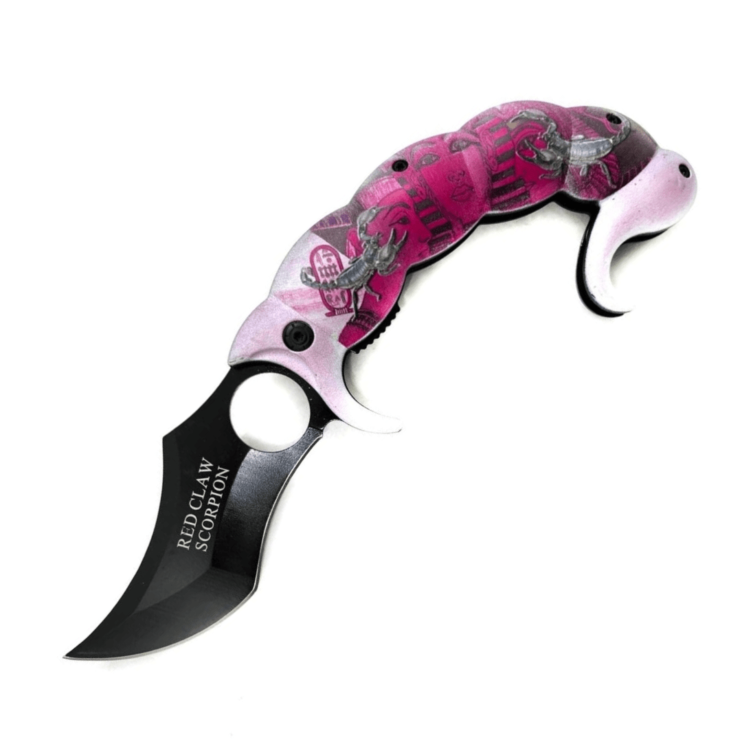 Pink Sting Knife - Blades For Babes - Spring Assisted - 1