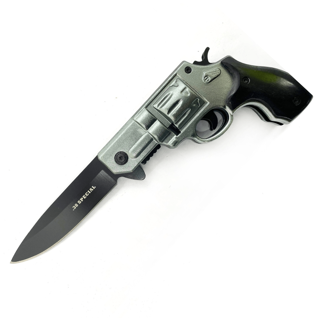 Jennifer Revolver Knife - Blackwood - Blades For Babes - Spring Assisted - 1
