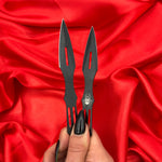 Black Widow Throwing Knives - Blades For Babes Fixed Blade