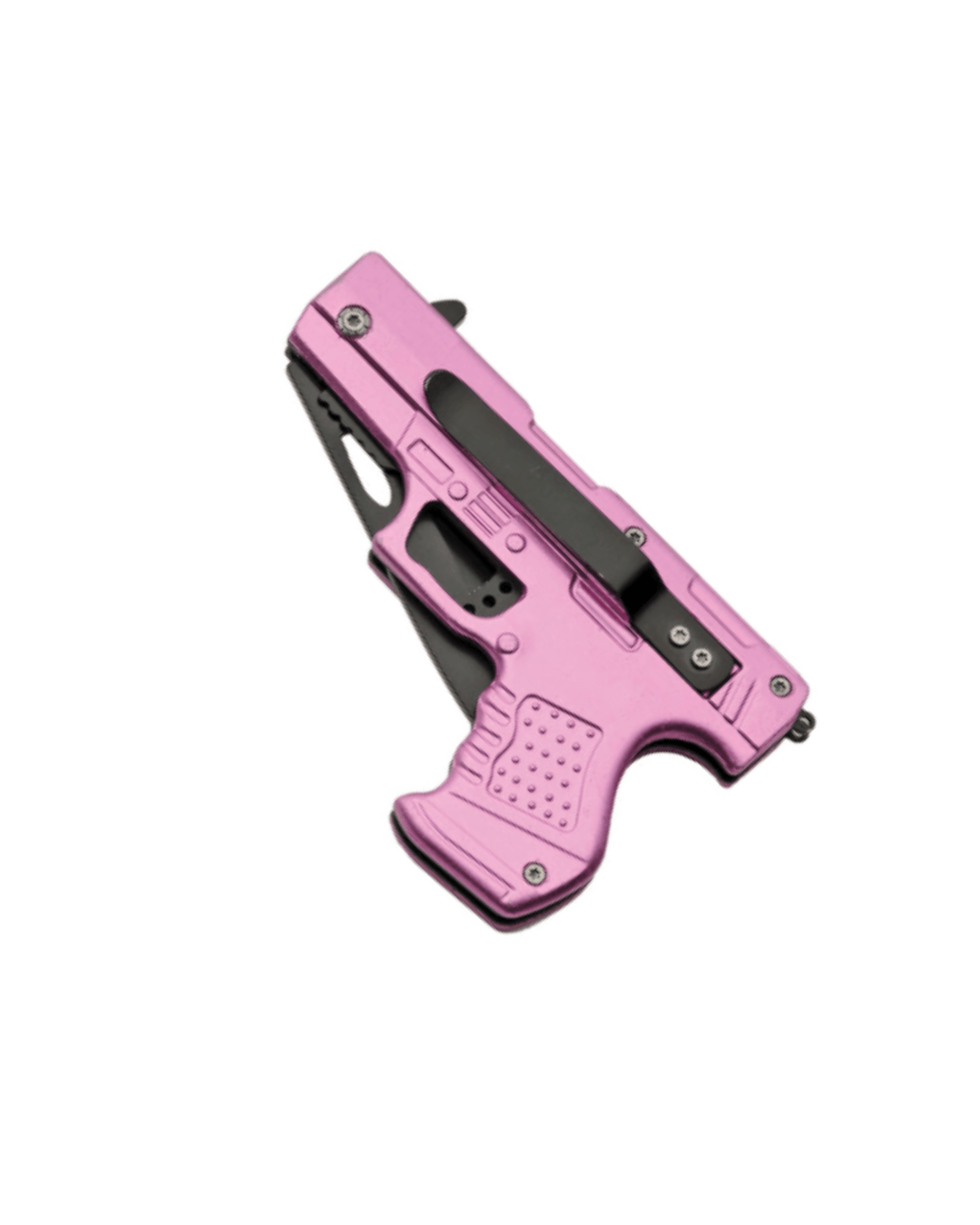 Hot Pink Gun Knife - Blades For Babes - Spring Assisted - 2
