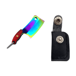 Mini Rainbow Butcher Knife - Blades For Babes - Fixed Blade - 1