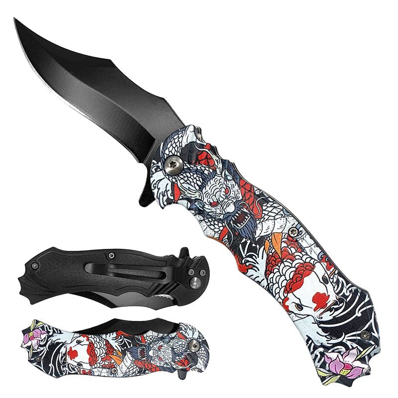 Doragon Spring-Assisted Knife - Blades For Babes - Spring Assisted - 1
