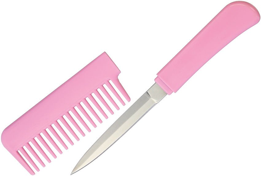 Baby Pink - Comb Stiletto Knife - Blades For Babes - Fixed Blade - 1