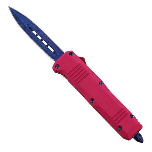 Miss Hyde Damascus OTF Knife - Blades For Babes - Automatic - 2