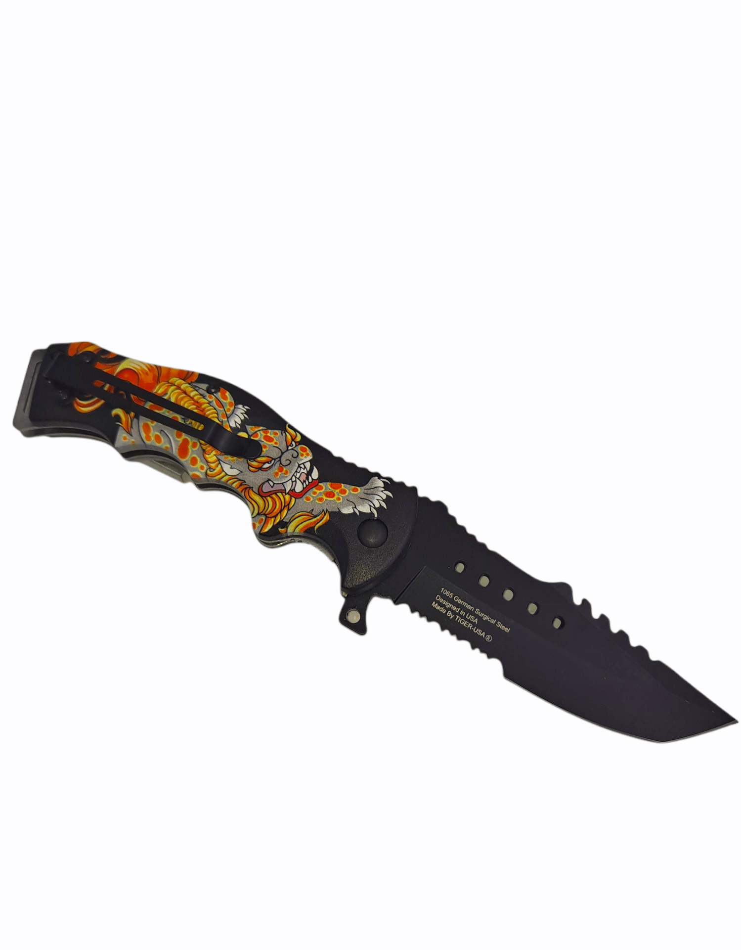 Down Dragon Knife - Blades For Babes - Spring Assisted - 3