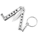 Mini Butterfly Knife Keychain - Blades For Babes - Butterfly Blade - 4