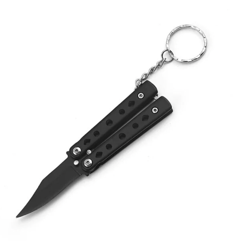 Mini Butterfly Knife Keychain - Blades For Babes - Butterfly Blade - 3