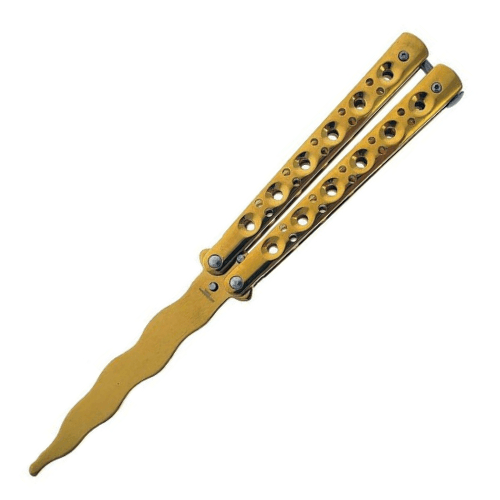 Kriss Butterfly Trainer - Gold - Blades For Babes - Butterfly Blade - 1