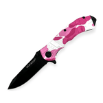 Pink Camo Mean Bitch Knife - Blades For Babes - Spring Assisted - 1