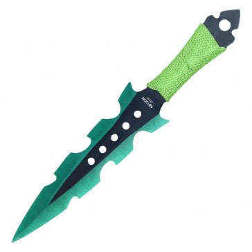 Durga Green Throwing Knives - Blades For Babes - Throwers - 3