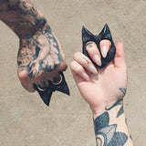 Black - Kitty Bites Back Knuckles - Blades For Babes Knuckles