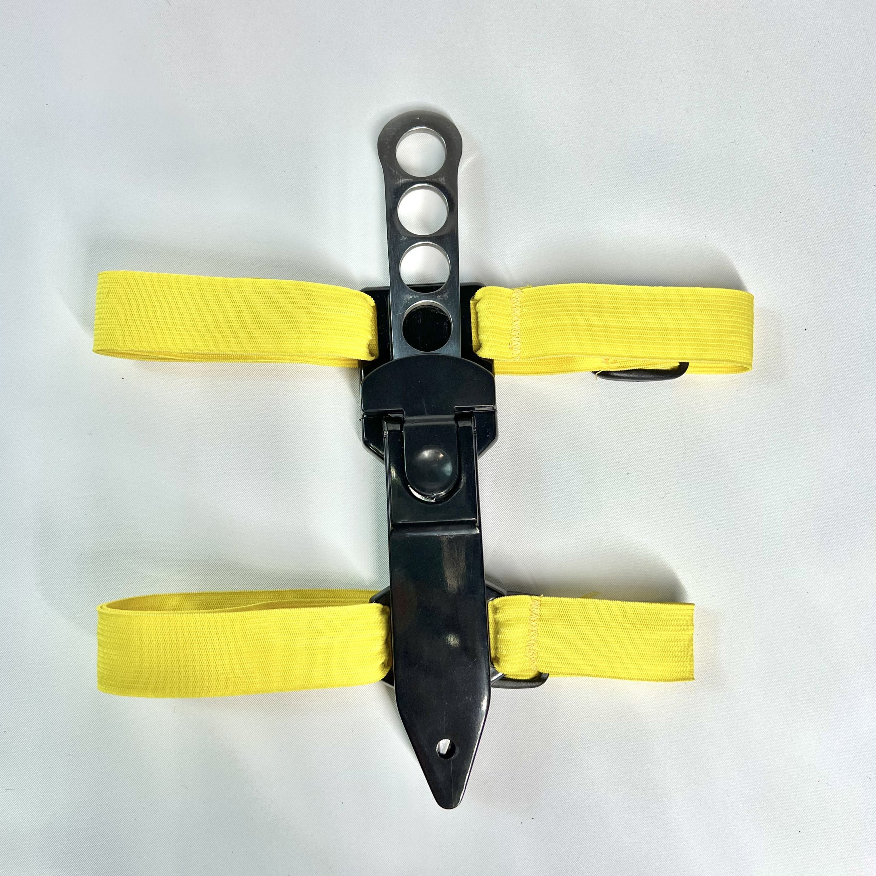 Color Garter Belt Dagger - Clip Point Blade - Blades For Babes Yellow Fixed Blade