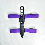 Color Garter Belt Dagger - Clip Point Blade - Blades For Babes Purple Fixed Blade