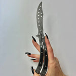Damascus Butterfly Trainer - Blades For Babes - Butterfly Blade - 3