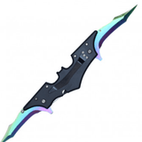 Dual Blade Rainbow Bat Knife - Blades For Babes - Spring Assisted - 3
