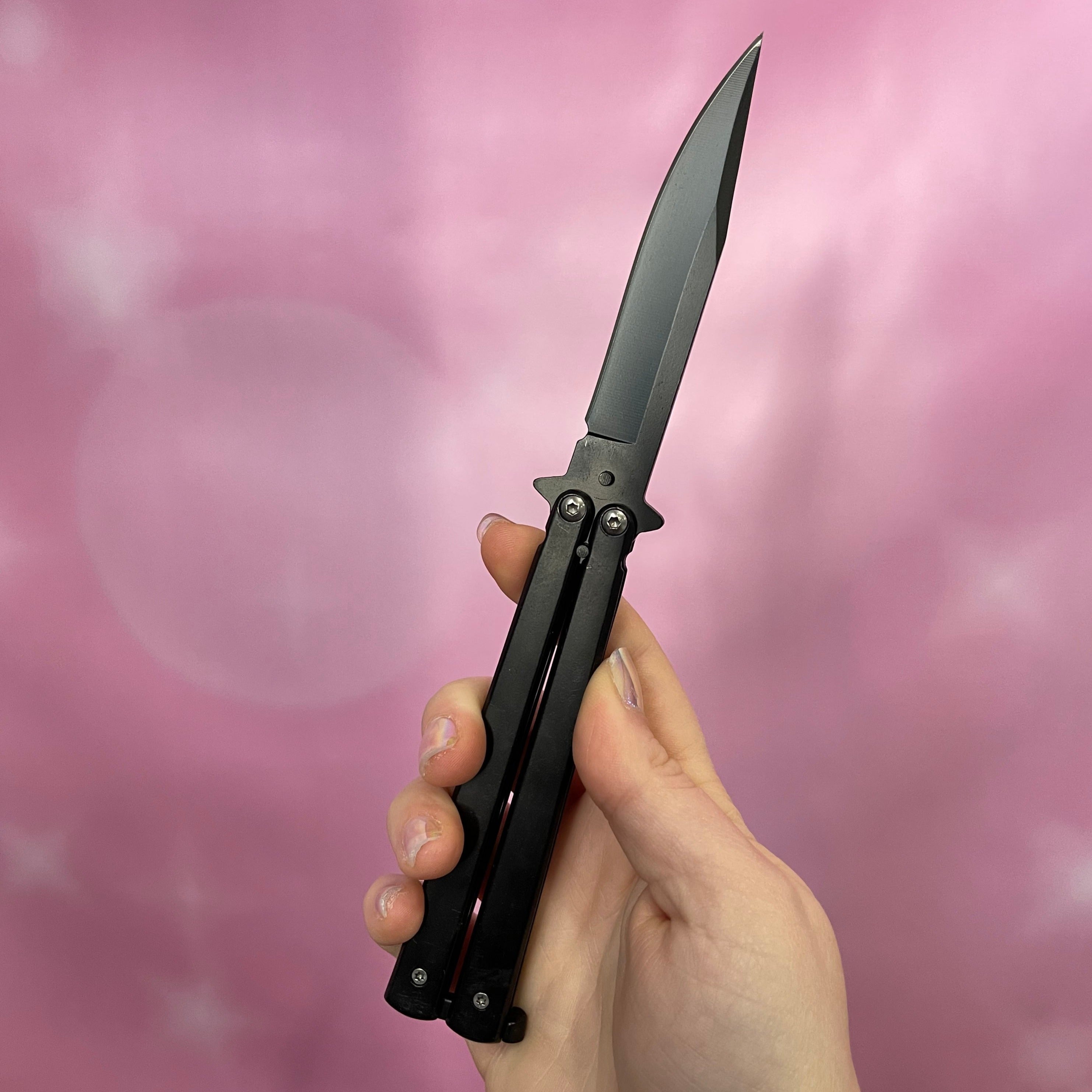 Ebony Butterfly Knife - Blades For Babes - Butterfly Blade - 2